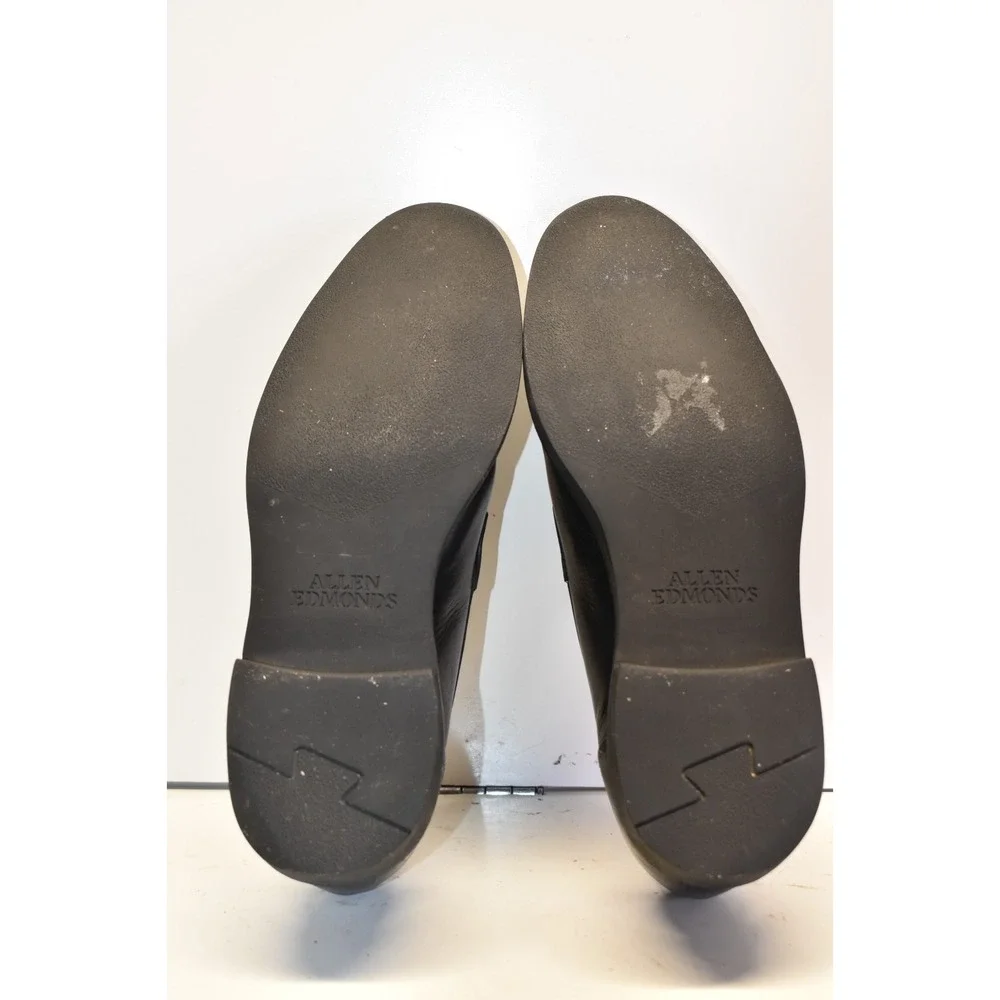 Allen Edmonds Denali Slip-On Leather Penny Loafers Black Men's Size 10D STY 5779